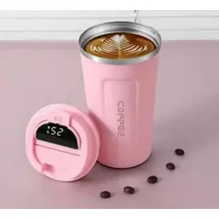GENERICO - Taza o Vaso térmico inteligente con pantalla LED de temperatura