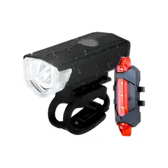 IRM - Luces LED bicicleta recargable USB delantera y trasera