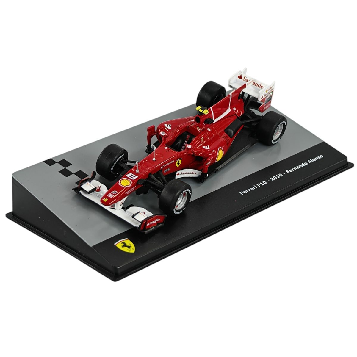 FORMULA 1 - Auto Formula 1 Ferrari F10 #8 Fernando Alonso 2010 Caja Acrilica IXO 1:43