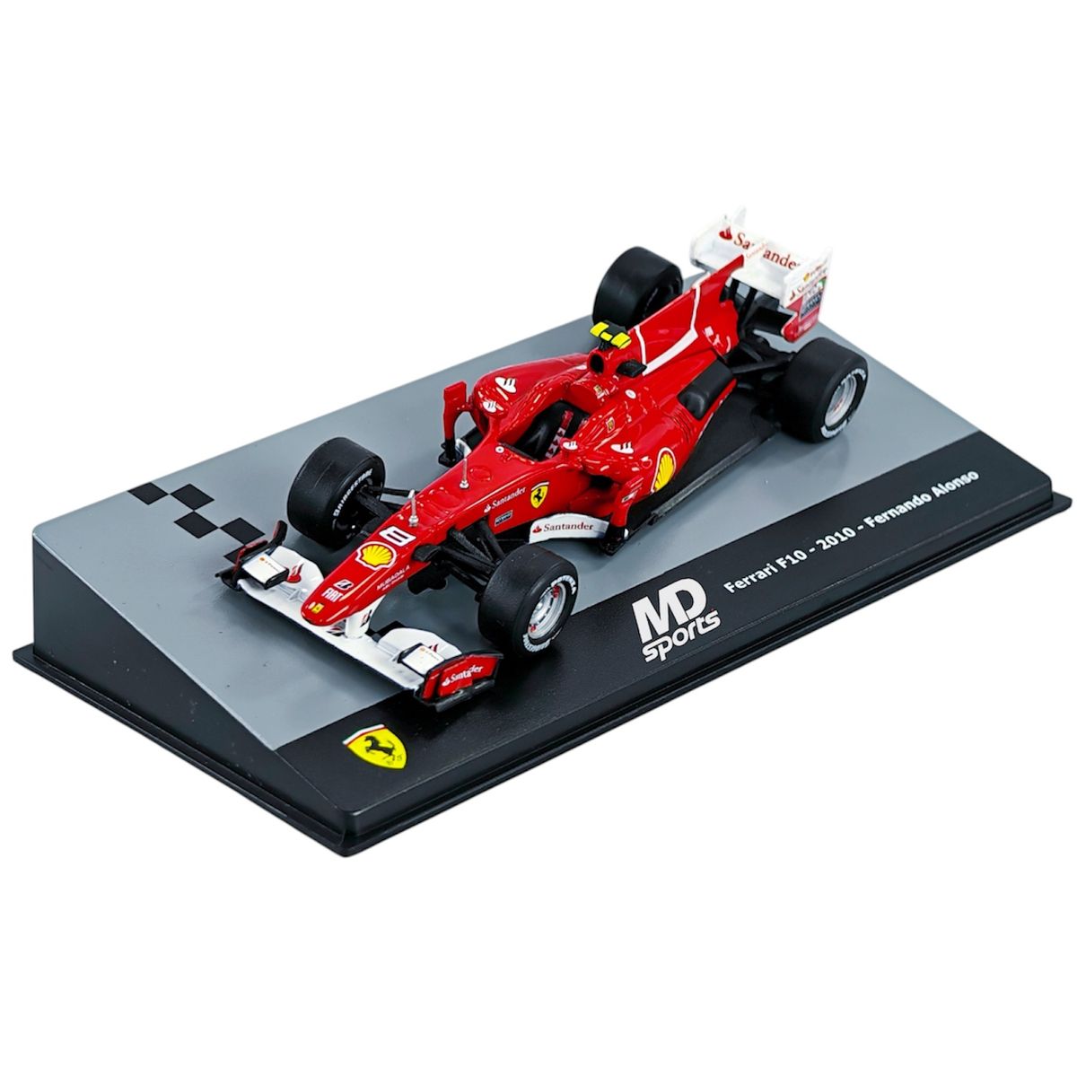 FORMULA 1 - Auto Formula 1 Ferrari F10 #8 Fernando Alonso 2010 Caja Acrilica IXO 1:43