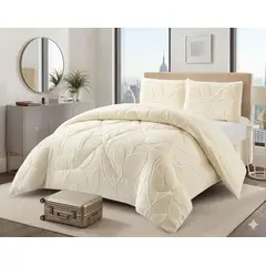 GENERICO - COBERTOR DE INVIERNO KING UNICOLOR TEXTURIZADO CON CHIPORRO QUITA FRIOTF