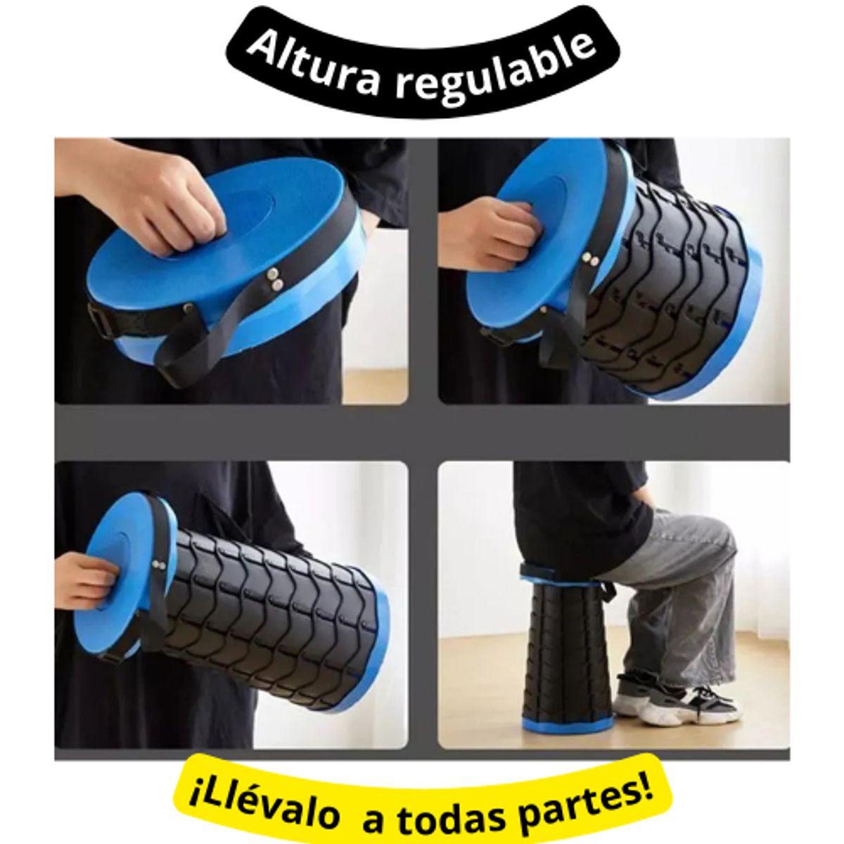 MOVI - Piso Plegable Altura Regulable - Llévalo donde quieras