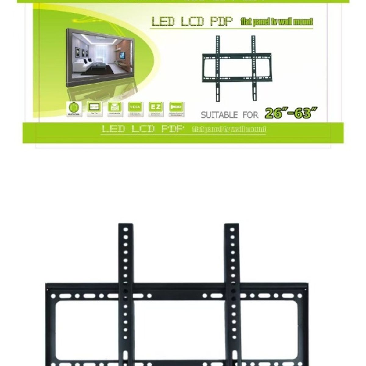 GENERICO - Base Fija Tv Plasma Led Lcd 26 - 63 Pulgadas
