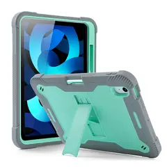GENERICO - Carcasa Reforzada Antigolpe Para iPad 10.9 Décima Generación Turquesa