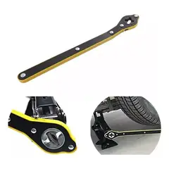 GENERICO - Llave Trinquete Chicharra Cruzada 33cm Negra Para Gato