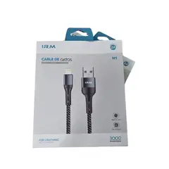 IRM - Cable USB-TYPE C M1 - 2000 MM y Carga Rápida