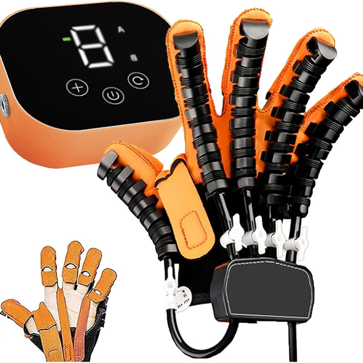 GENERICO - Guantes De Robot De Rehabilitación Derecha O L Naranja