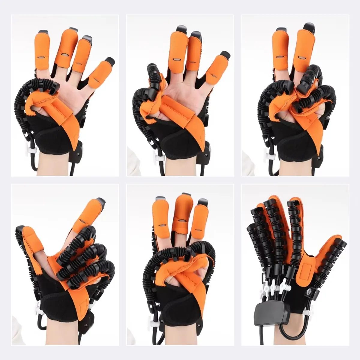 GENERICO - Guantes De Robot De Rehabilitación Izquierda O M Naranja