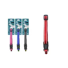 GENERICO - Collar de nailon reflectante 25mm Color Aleatorio