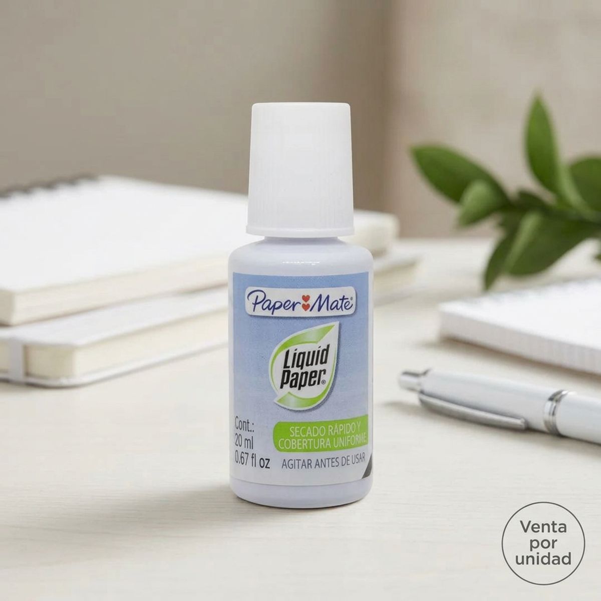 PAPER MATE - Liquid Paper Botella 20 ml Paper Mate Blanco Secado Rápido