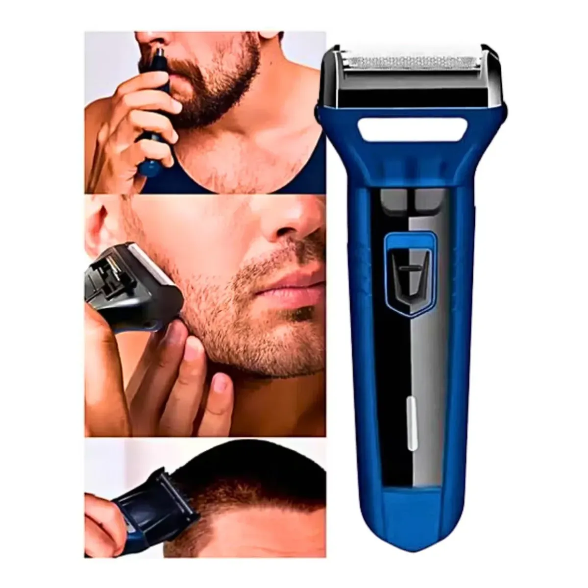 GENERICO - Kit De Afeitado Hombre Profesional 3 En 1 Recargable Sk-6011