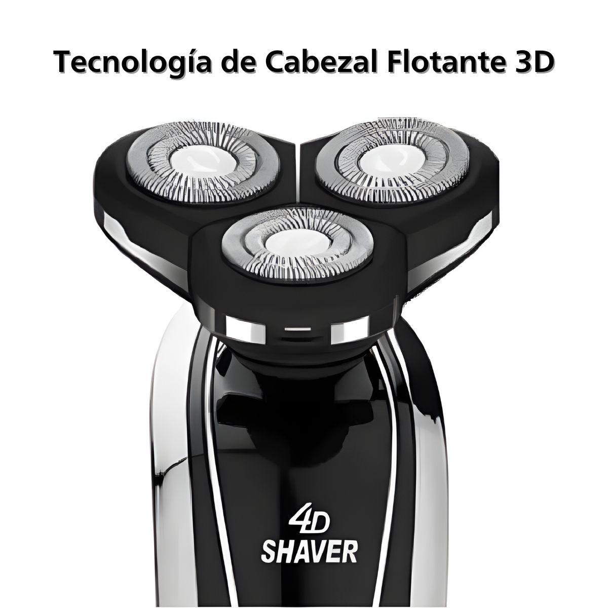 GENERICO - Máquina De Afeitar Hombre Rotativa Giratoria Waterproof 3007