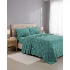 GENERICO - Sabanas Polar Plush 2 Plazas Termicas Invierno Ultra Suave