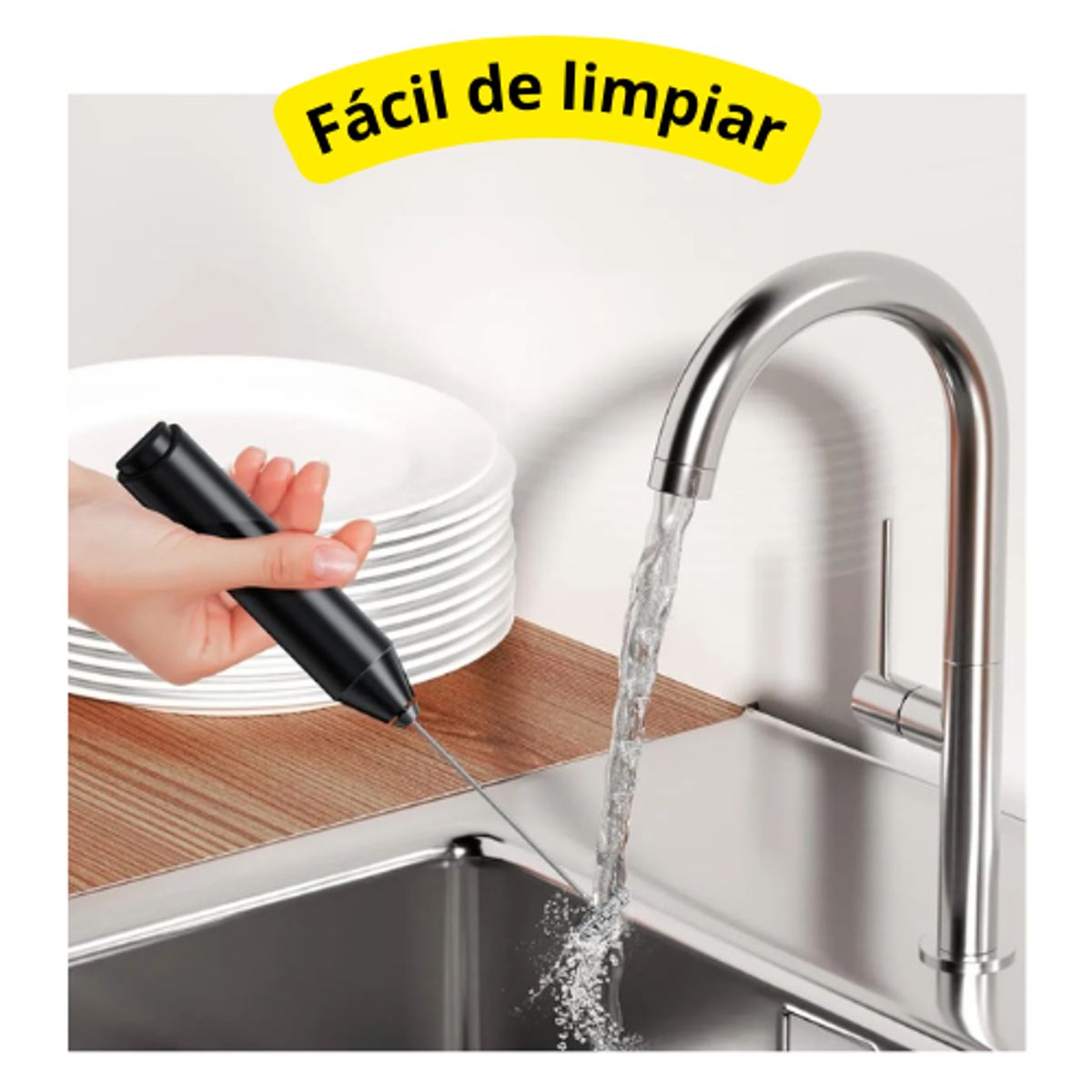 MOVI - Batidor y Espumador  Pórtatil Para Café y Tragos