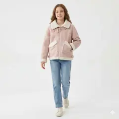 KIBOU - Chaqueta Invierno Niña Forrada Chiporro Abrigo Térmico