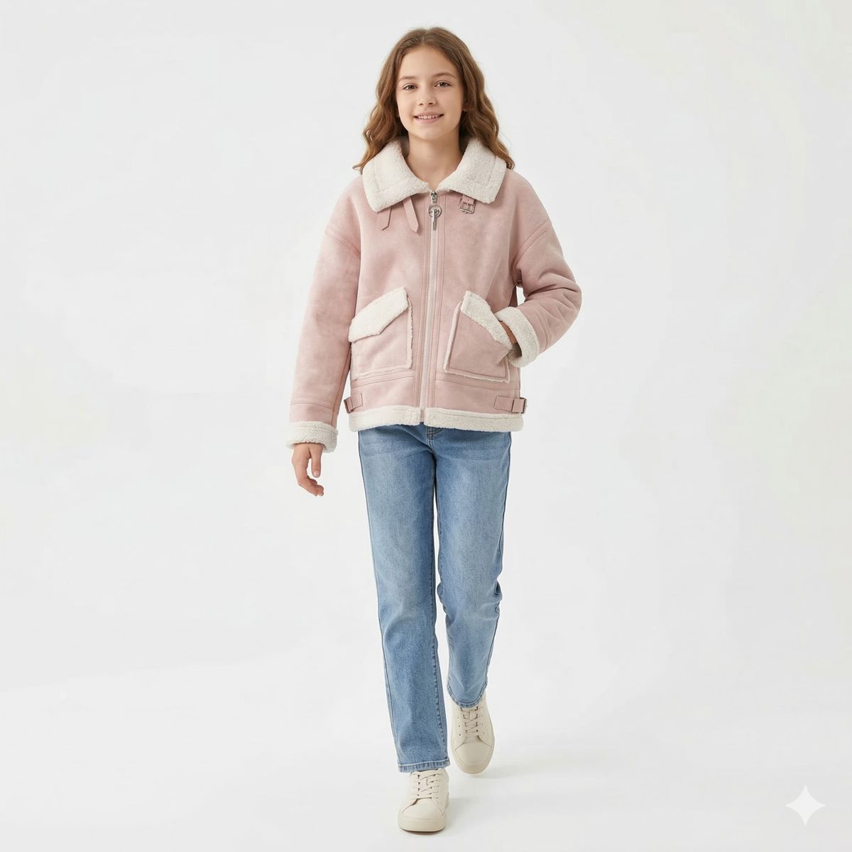 KIBOU - Chaqueta Invierno Niña Forrada Chiporro Abrigo Térmico