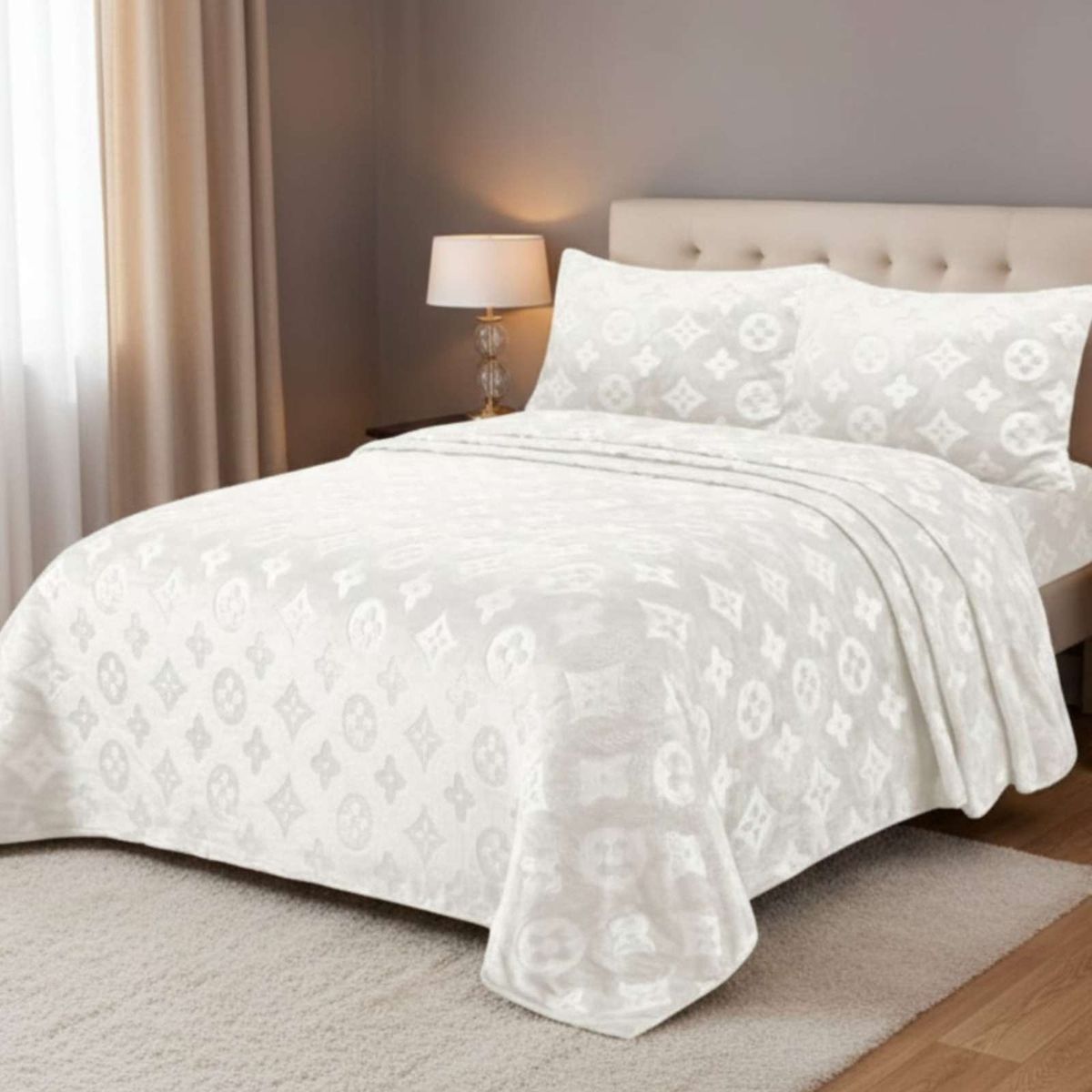 GENERICO - Sabanas King de Polar Plush Invierno y Suavidad Premium