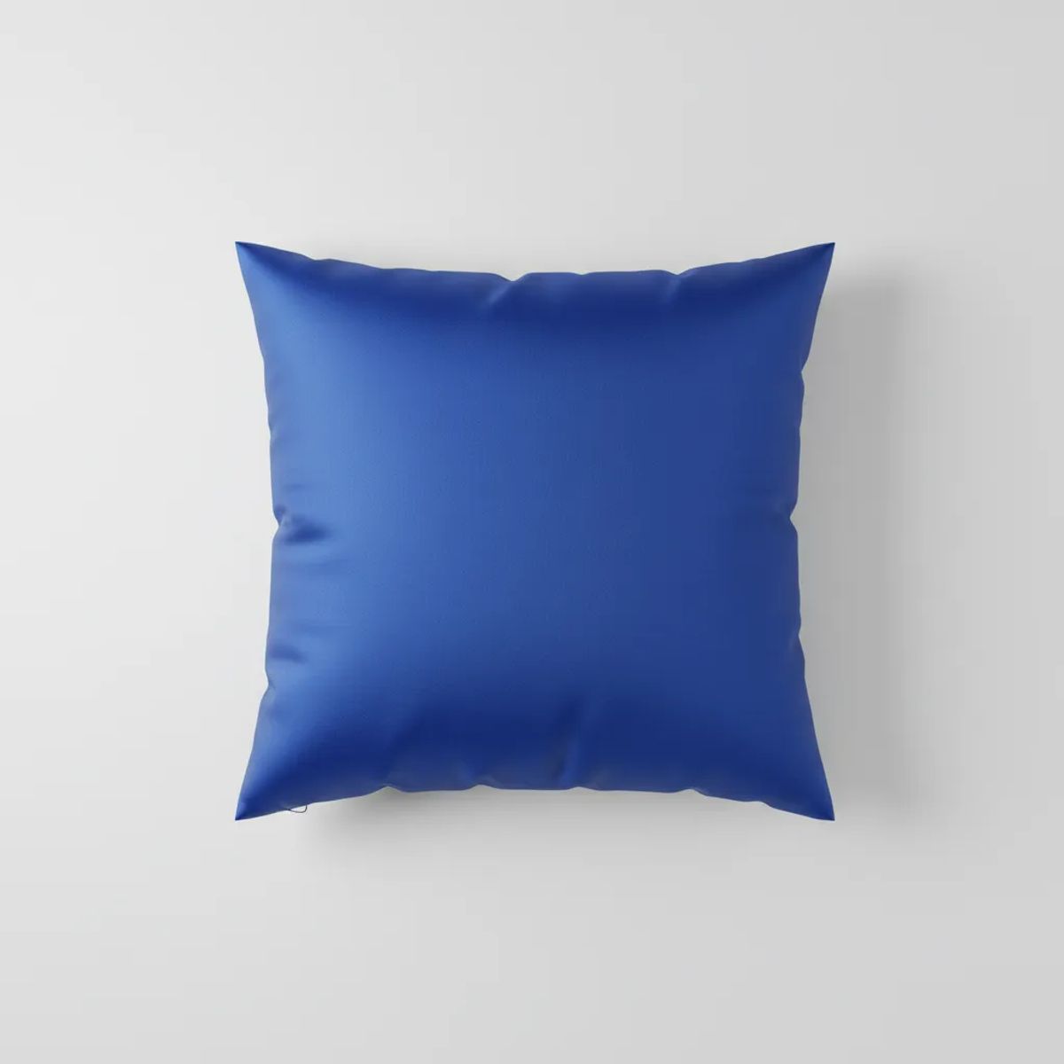 GENERICO - Funda De Cojín 45x45cm Azul Navy Intenso Para Sofas Y Camas Negro Lisa