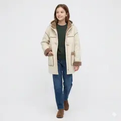 KIBOU - Chaqueta Niño Invierno Forrada Chiporro Abrigo Cálido