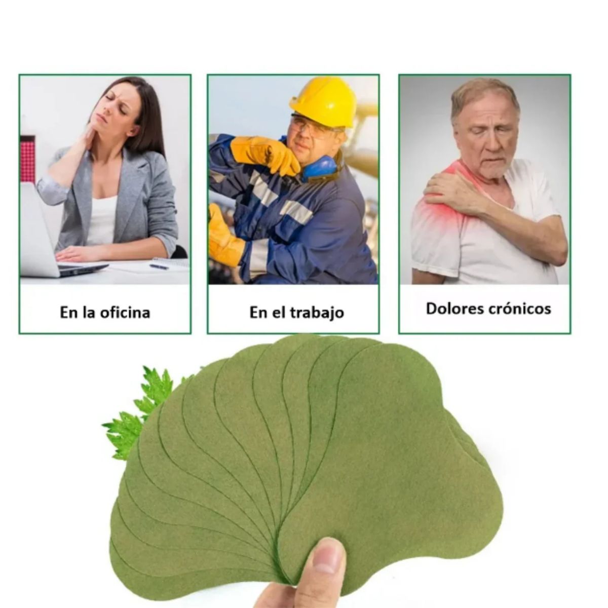 GENERICO - Pack 20 Parches Para Alivio Dolor De Rodilla Chinese Herbal