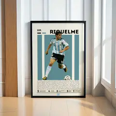 GENERICO - Cuadro Fútbol Juan Román Riquelme El Último 10 Boca Juniors Leyenda