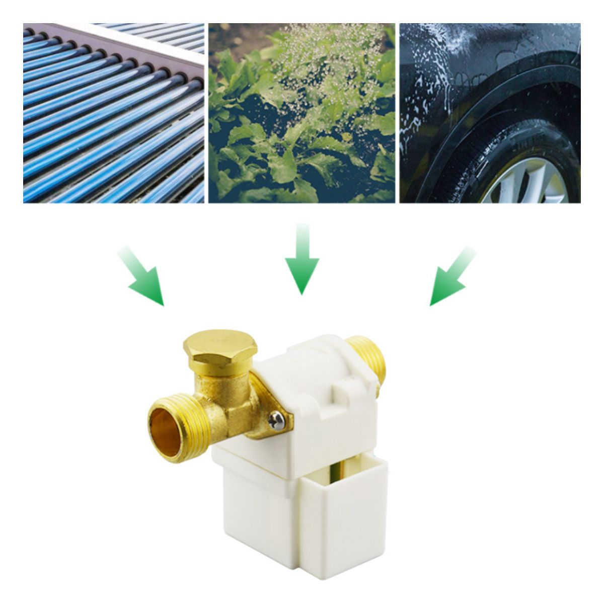 ATURE - Válvula Solenoide Para Controlador Solar 12v