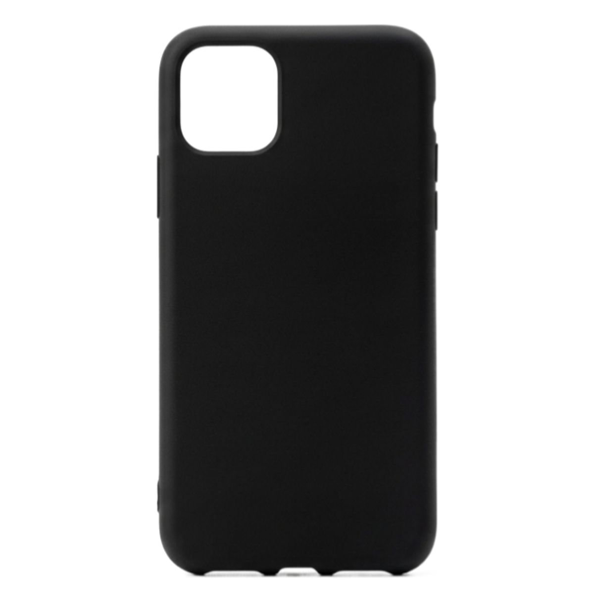 GENERICO - Carcasa iPhone 11 Silicona Liquid Case Antigolpes Negro Premium