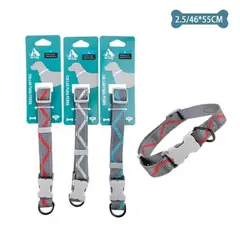 GENERICO - Collar para mascota 25mm x46-55cm Color Aleatorio