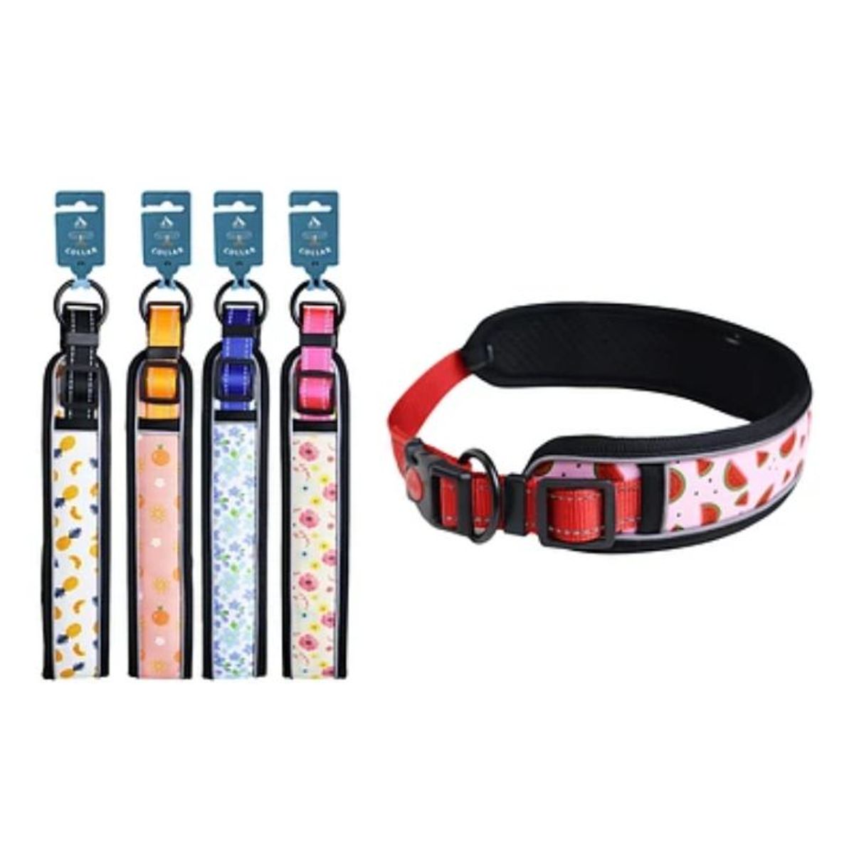 GENERICO - Collar cómodo con estampado de frutas talla S Diseño Aleatorio