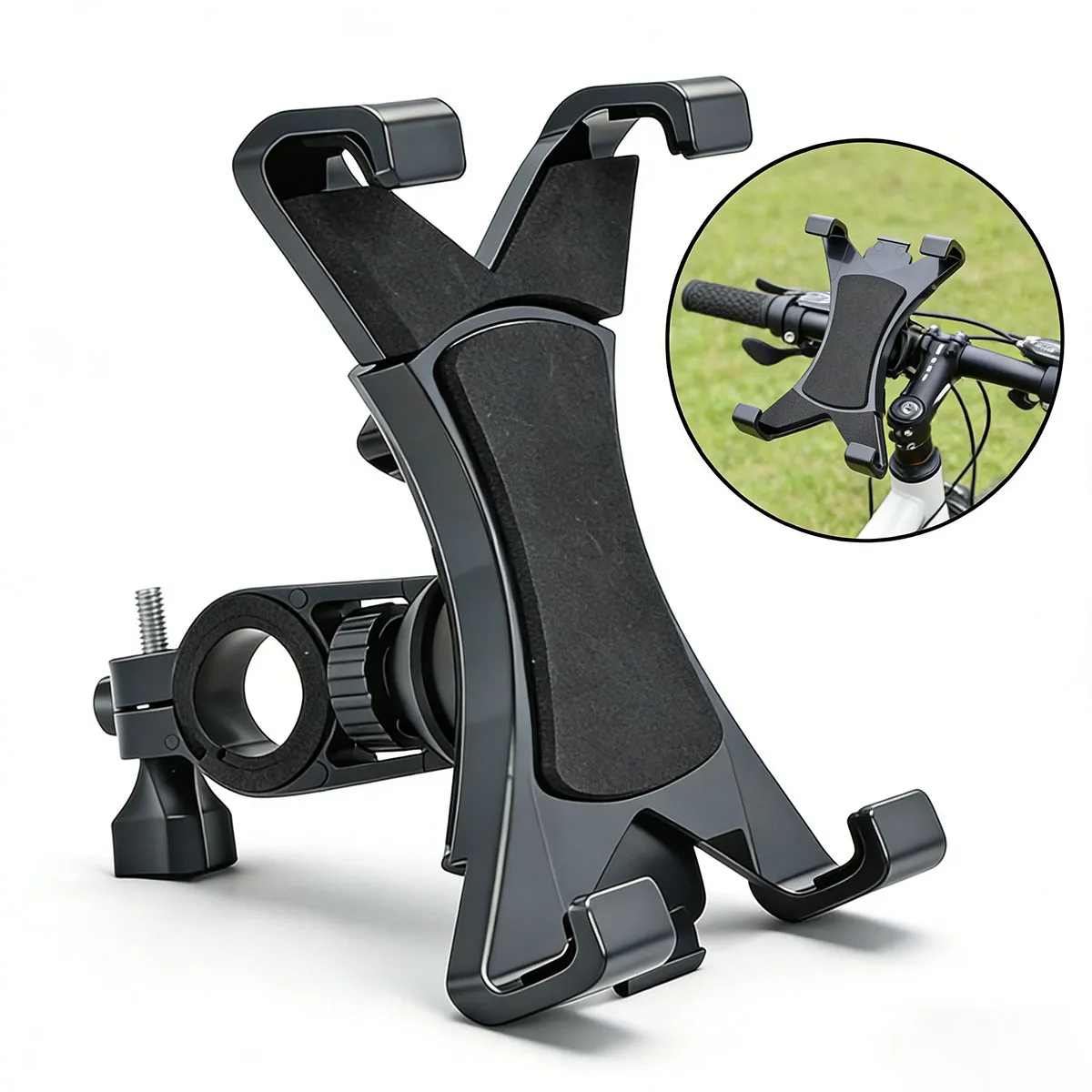 MOONCORE - Base De Soporte De Micrófono Para iPad Y Tabletas - Negro