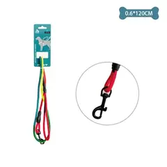 GENERICO - Correa multicolor con gancho de aleación de zinc resistente 0.6cm x1.2m Color Aleatorio
