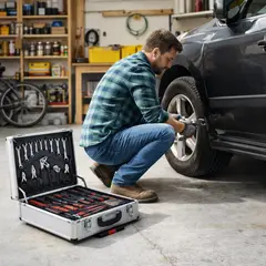 MOVI - Maletín de Herramientas Profesional 799 Piezas con Ruedas – Set Completo para Mecánica, Hogar y Reparaciones