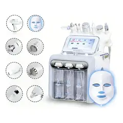 VIDA BUENAS - Maquina Facial 8 En 1 Dermoabrasion Extractor De Puntos Negr