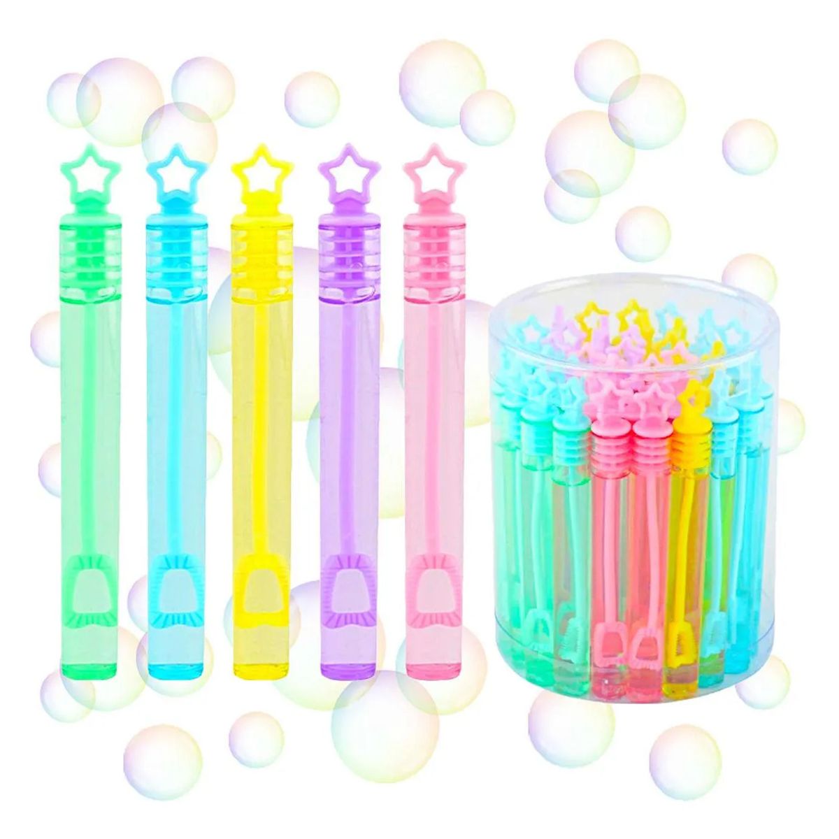 GENERICO - 40 Mini Burbujas Juego Diversion Para Adultos Y Niños