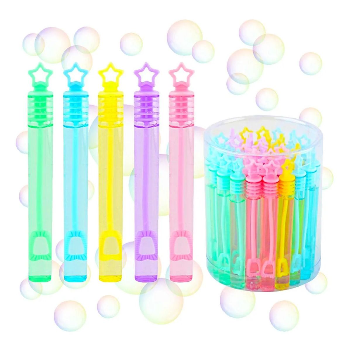 GENERICO - 40 Mini Burbujas Juego Diversion Para Adultos Y Niños
