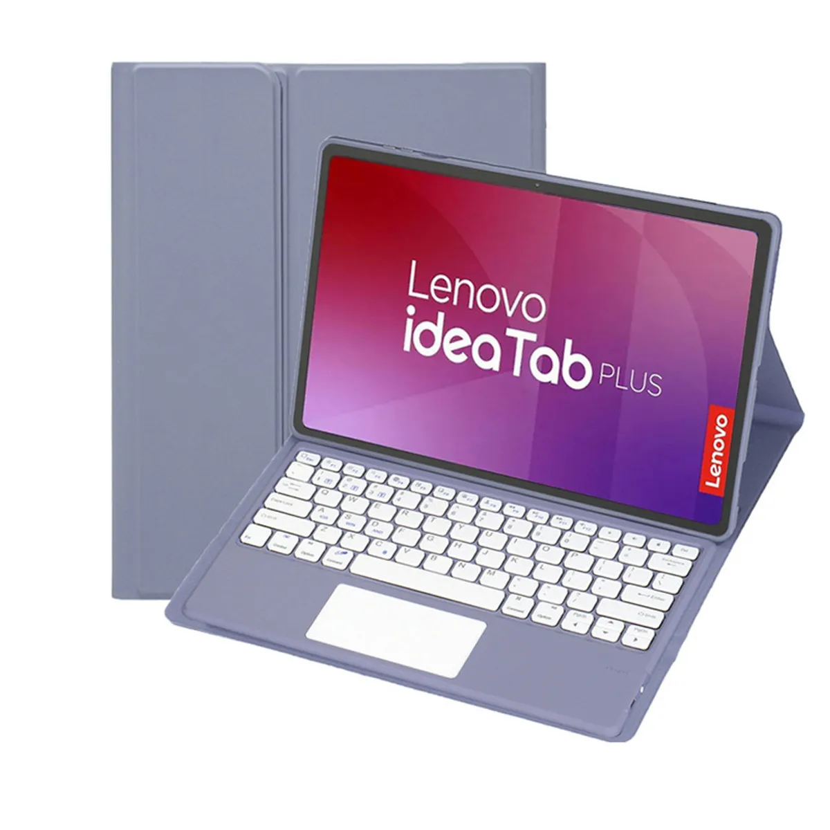 LENOVO - Tablet Lenovo Pad Plus 12 8+256  Resolución 2.5K WIFI-Gris+Teclado Morado