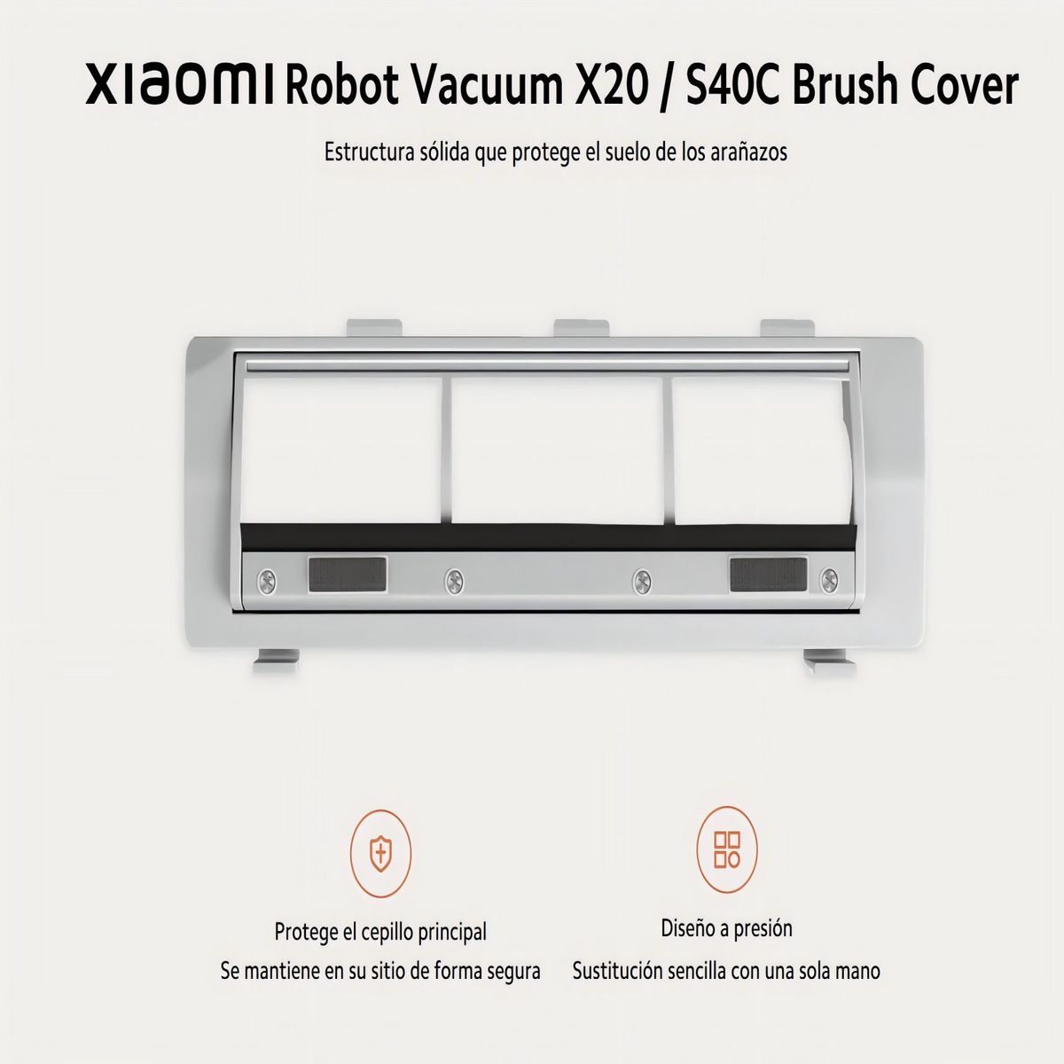 XIAOMI - Xiaomi Robot Vacuum X20S40C Brush Cover