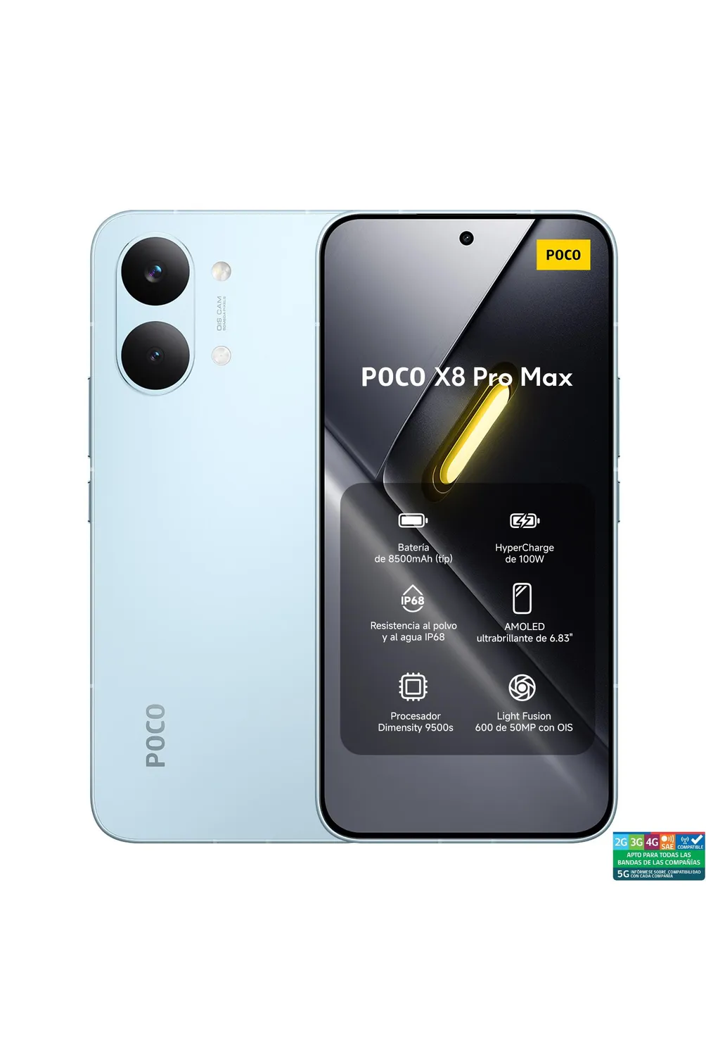 XIAOMI POCO X8 Pro Max Azul 12GB + 512GB | Falabella Chile