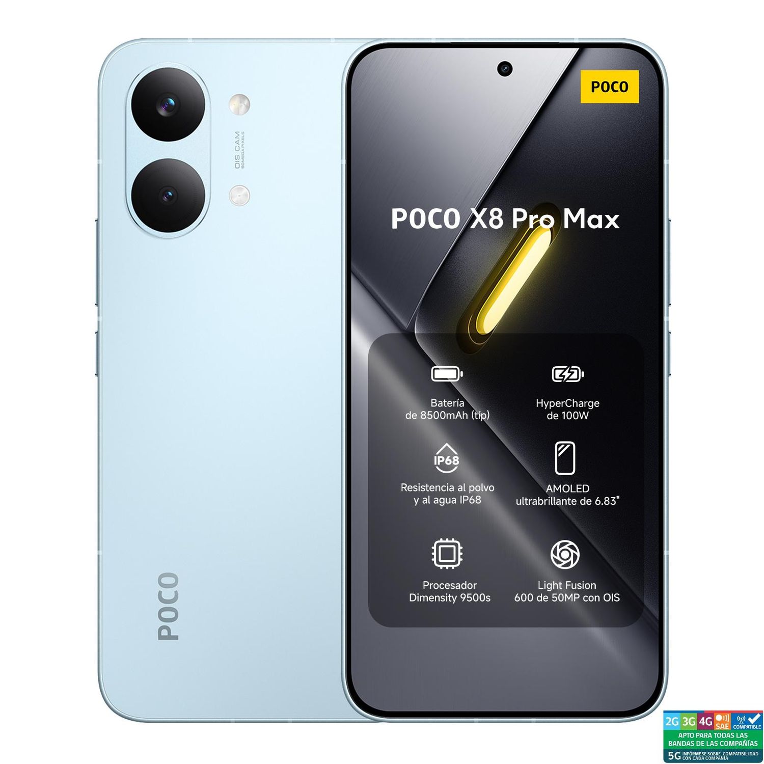 XIAOMI POCO X8 Pro Max Azul 12GB + 512GB | Falabella Chile