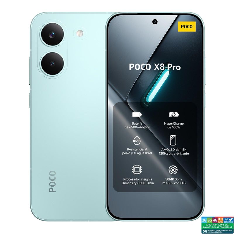 XIAOMI POCO X8 Pro Verde 8GB + 256GB | Falabella Chile