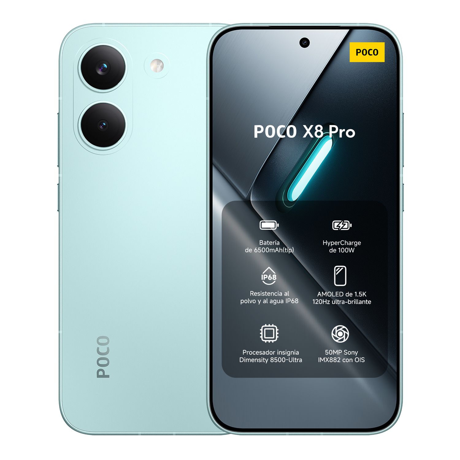 POCO X8 Pro ミントグリーン 8GB RAM 256GB ROM XIAOMI POCO X8 Pro Verde 8GB + 256GB | Falabella Chile
