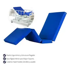 ANYHOGAR - Colchón Clínico Con 4 Secciones Independientes Y Base Rígida
