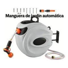U BUY - Carrete De Manguera De Jardín, Rebobinado Automático