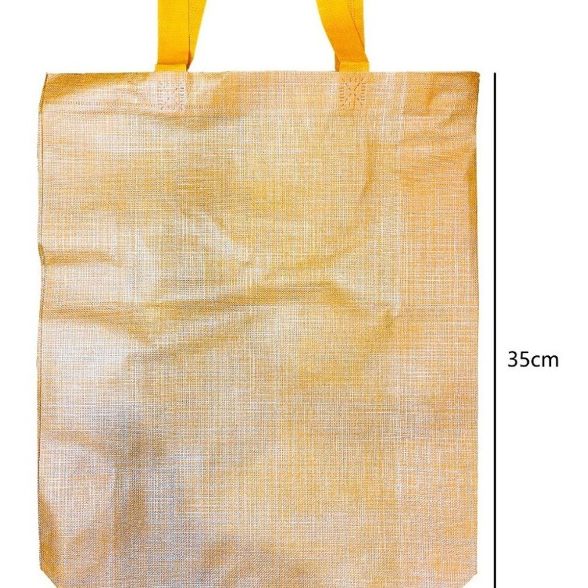 GENERICO - X12 Bolsas Tnt Reutilizable Ecologicas Reforzada 35x26cm 130068