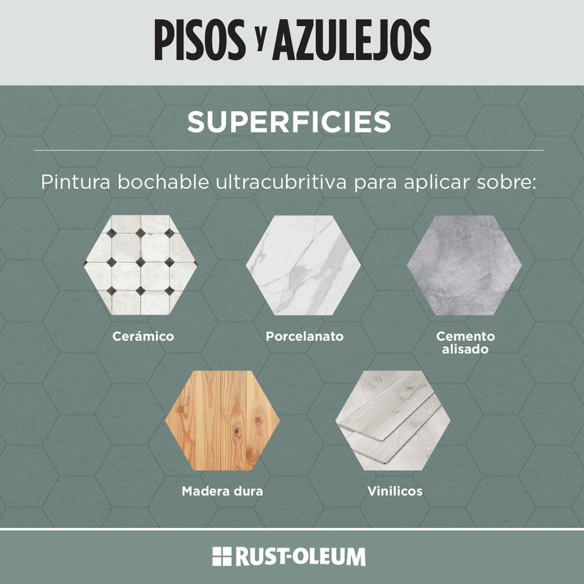 RUST-OLEUM - 2 Pack Protector para Pisos y Azulejos Transparente Mate 946 ml 700030
