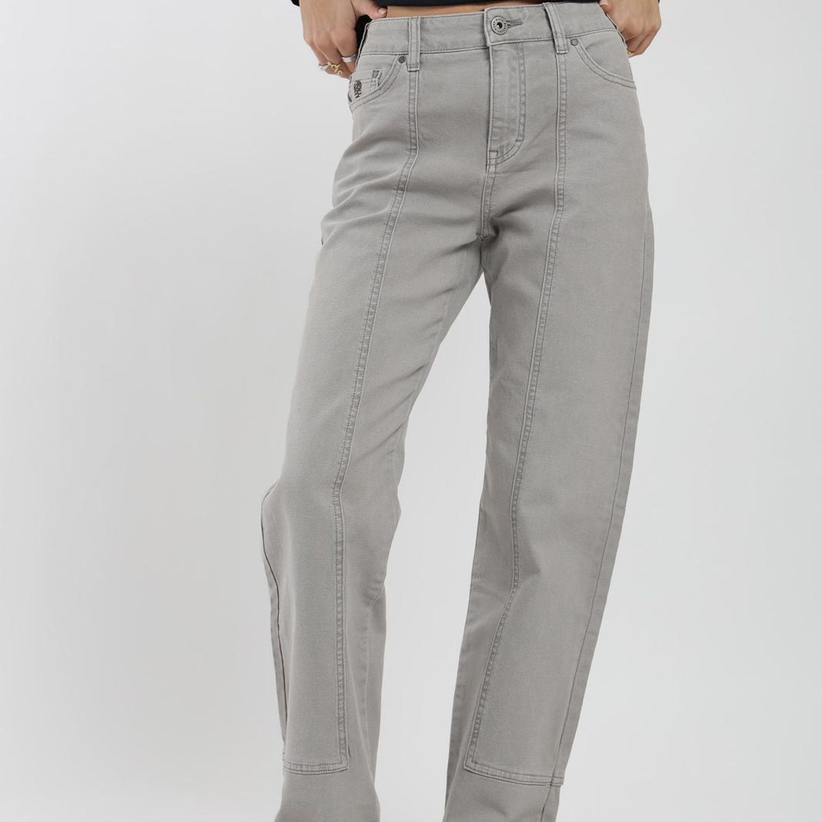 KAYA UNITE - Pantalón Recto Canvas Mujer