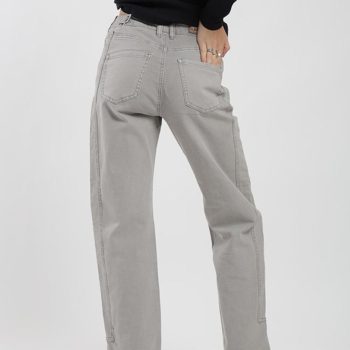 KAYA UNITE - Pantalón Recto Canvas Mujer