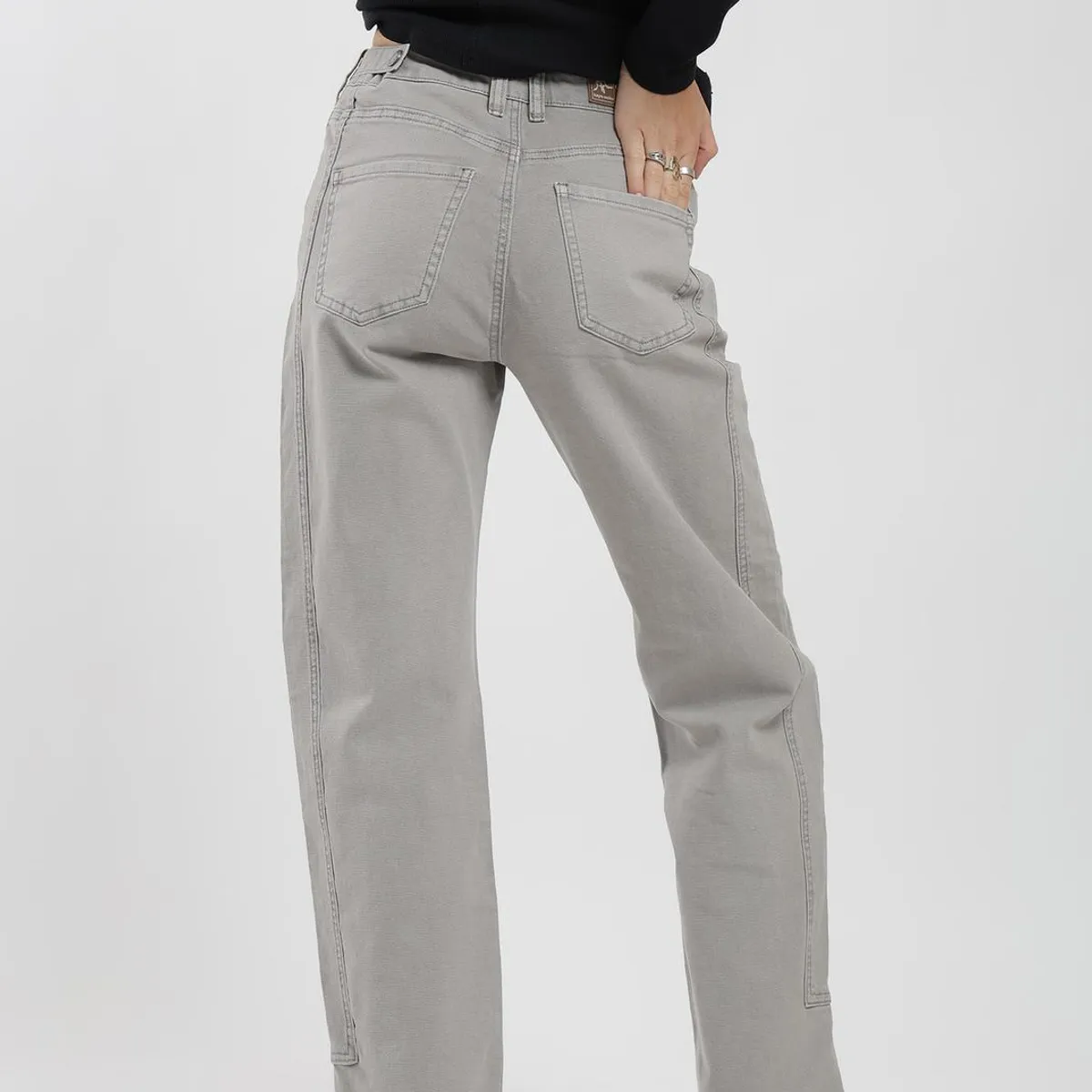 KAYA UNITE - Pantalón Recto Canvas Mujer