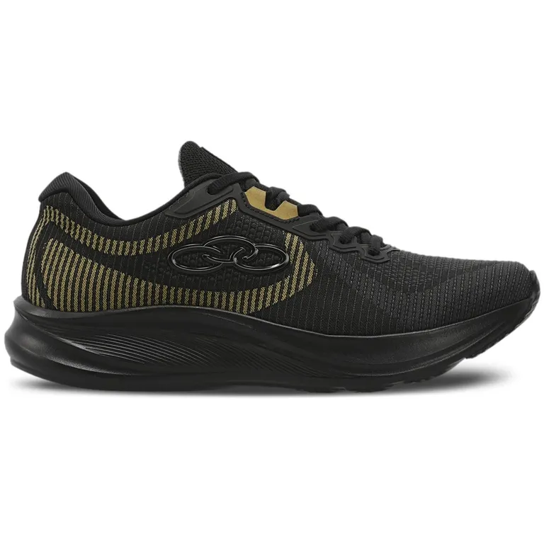 Zapatilla Hombre Orbita Negro/Dorado
