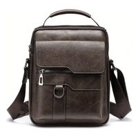 Mochila Bolso Bandolera Urbana Eco Cuero Hombre 2l